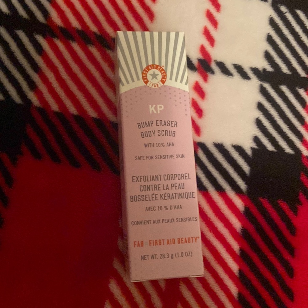 KP bump eraser body scrub brand new in box